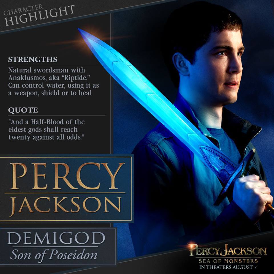 Percy Jackson Character poster 01